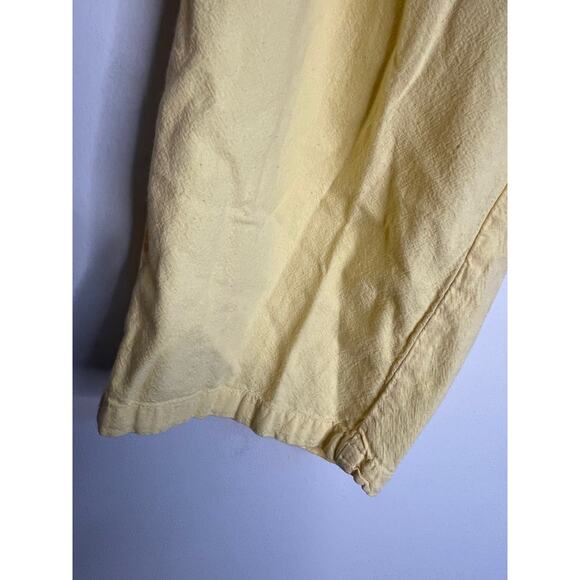 Basic Editions Vintage Size Sm Capri Length Pants Yellow Pull On - Picture 3 of 9